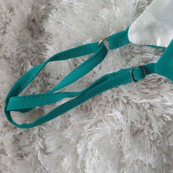 VGUC Beaded green dress - Picture 6 of 6